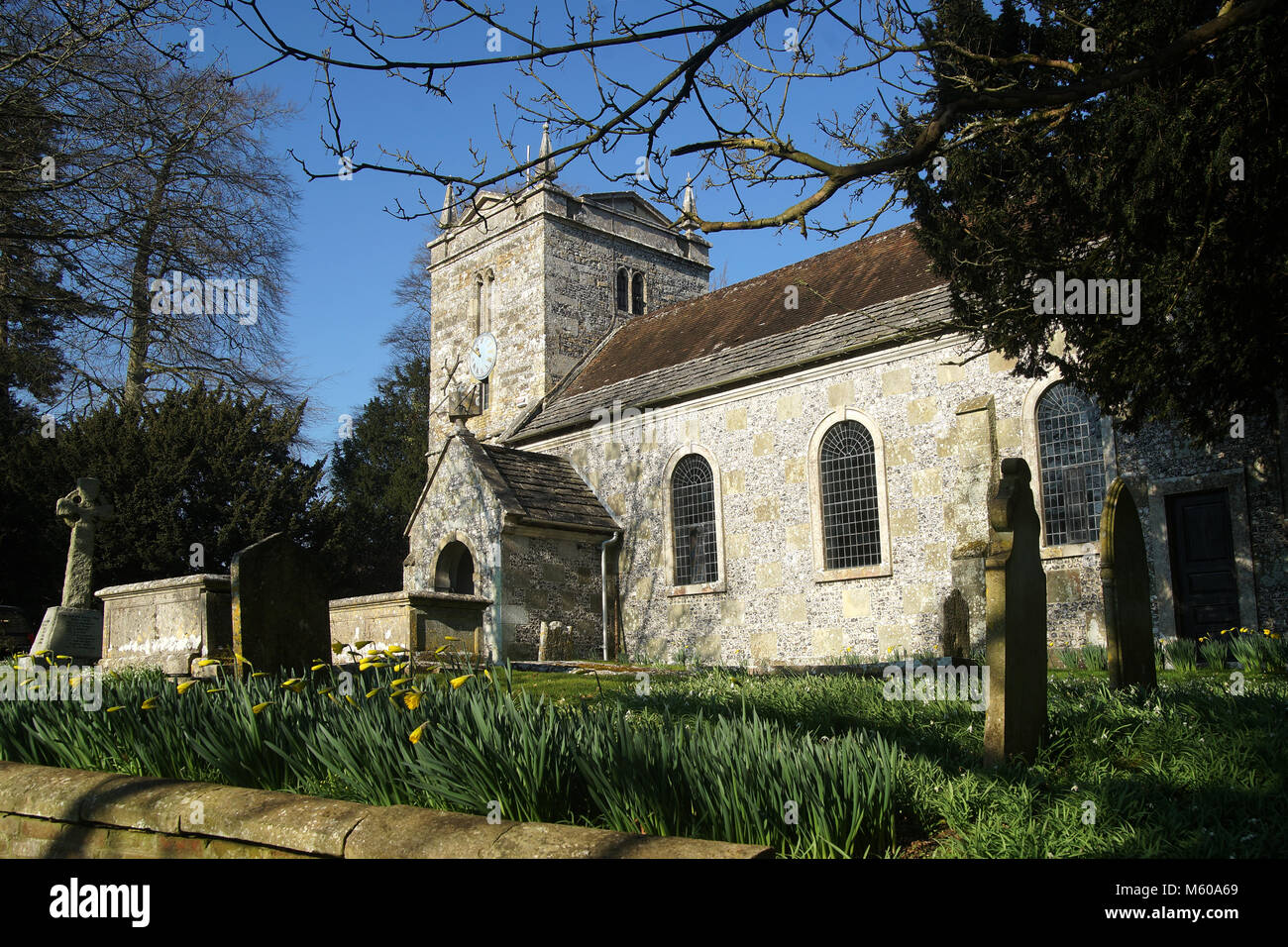 Der hl. Jungfrau Maria Kirche, Charlton Marshall Stockfoto