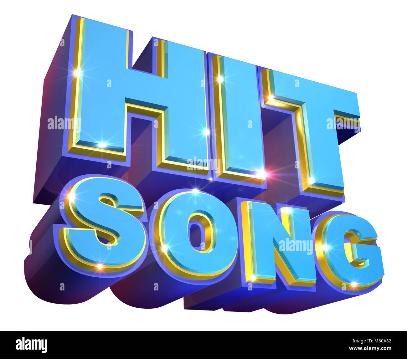 Blue Song Logo - 3D-Darstellung Stockfoto Blue Song Logo - 3D-Darstellung Stockfoto