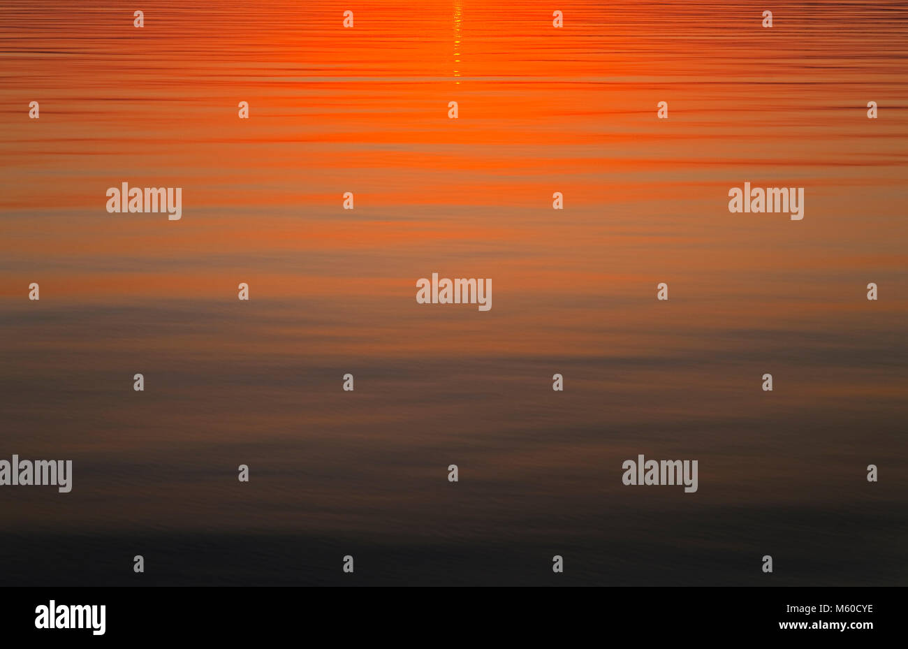 Sonnenuntergang am Aghada, Hafen von Cork, County Cork, Irland Stockfoto