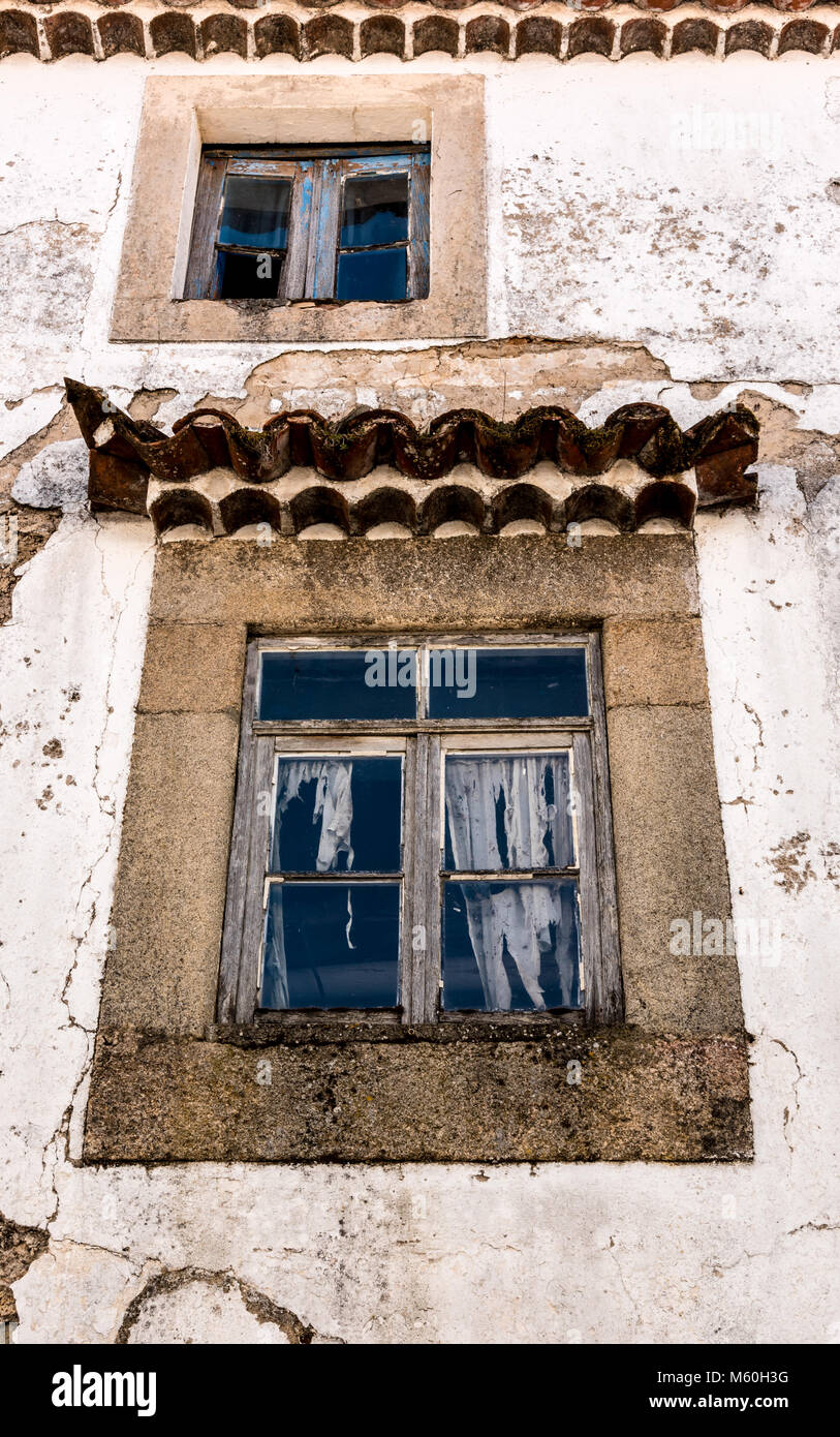 Alte Gebäude in die befestigte mittelalterliche Dorf von Ohrid in der Region Alentejo in Portugal Stockfoto