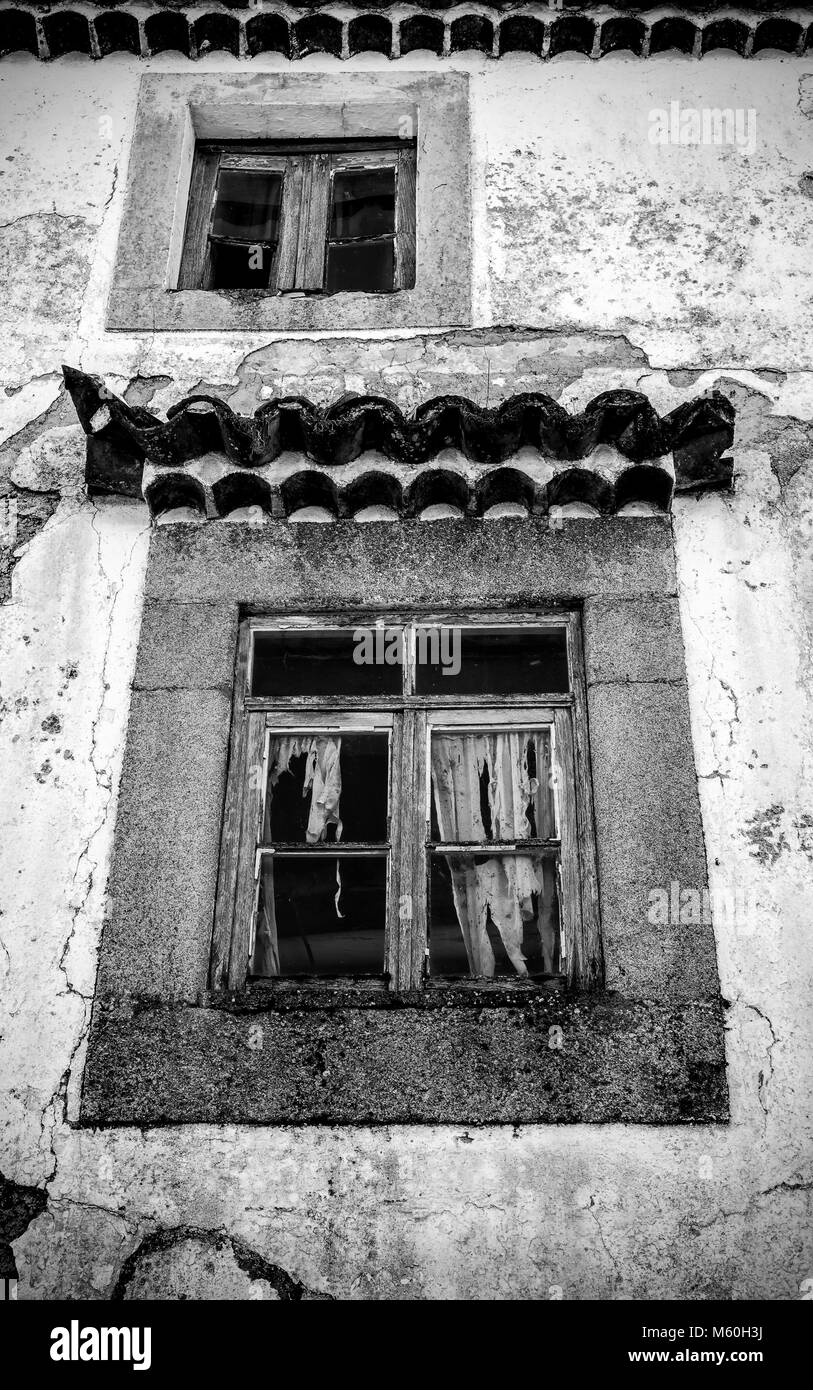 Alte Gebäude in die befestigte mittelalterliche Dorf von Ohrid in der Region Alentejo in Portugal Stockfoto