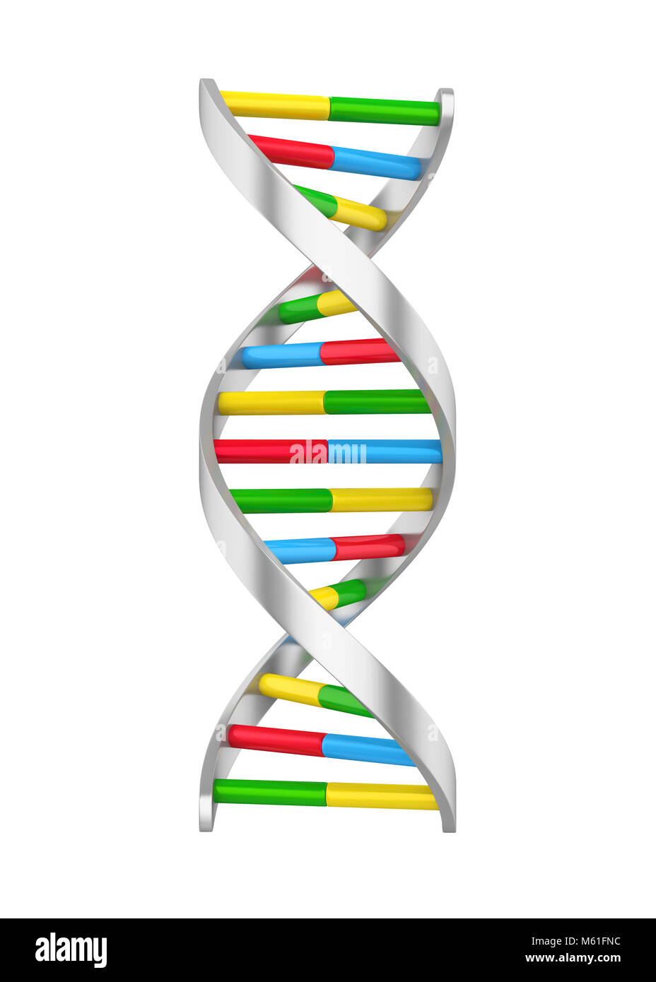 DNA-Molekül Abbildung Stockfoto