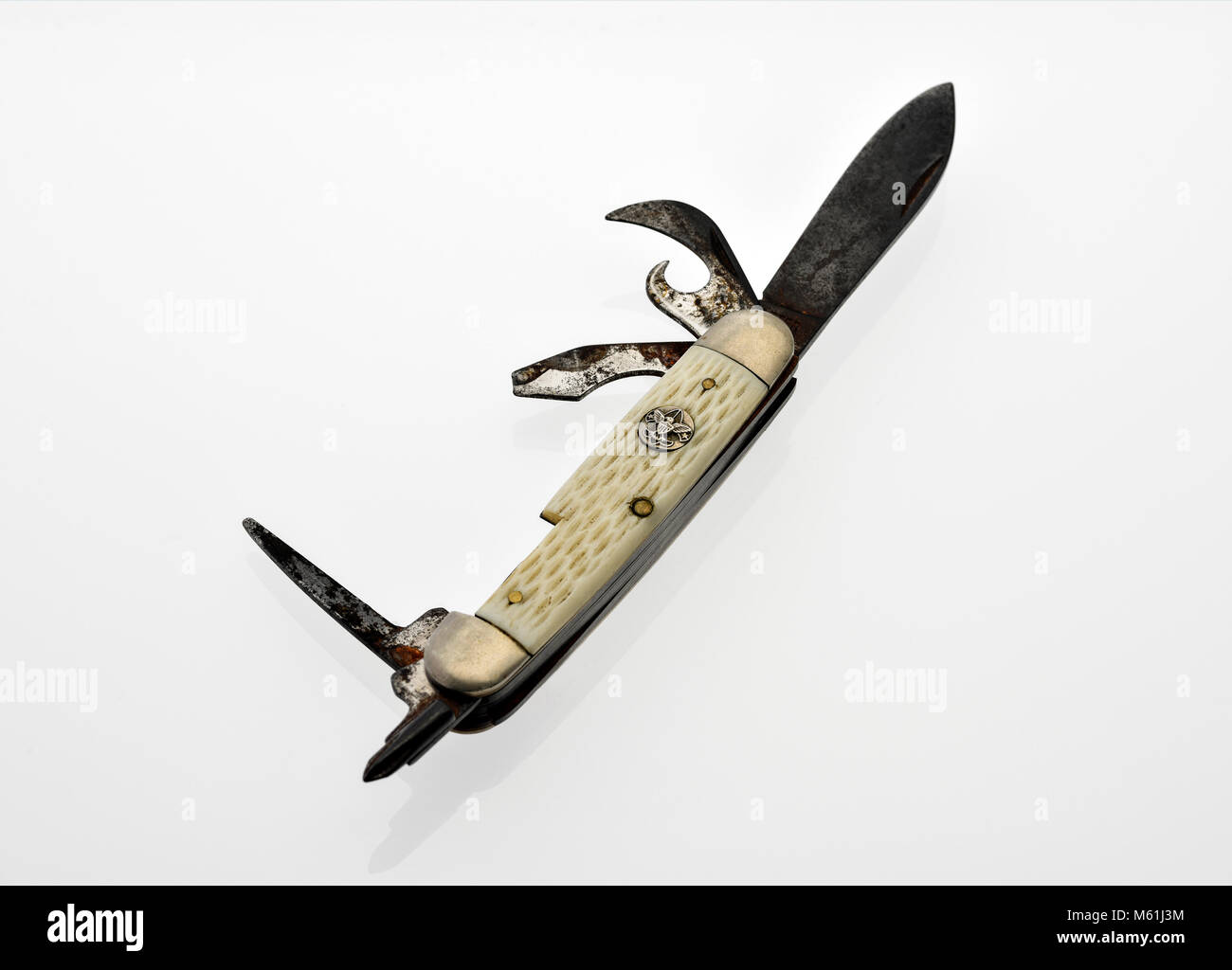 Pfadfinder Taschenmesser Stockfoto