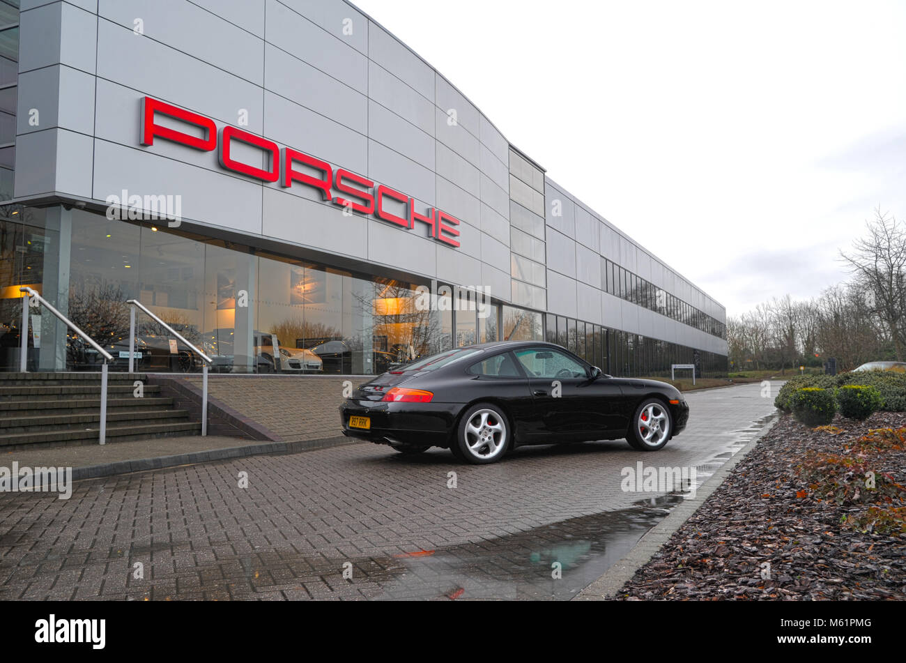 1997 Porsche 996 Form 911 Deutscher Motor Sport Auto hinten Stockfoto