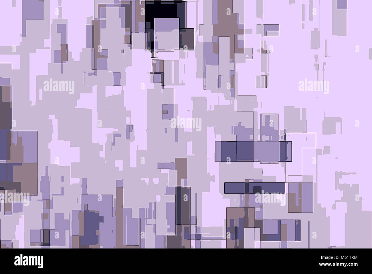 Grau und Schwarz und Weiß abstract block Muster Hintergrund Stockfoto