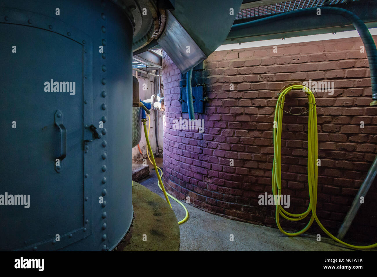 Zoigl Kultur in Bayern Oberpfalz - eine handwerkliche Biertradition aus dem Mittelalter - private Bierbrauer arbeiten in den Gemeinden vor Ort Stockfoto