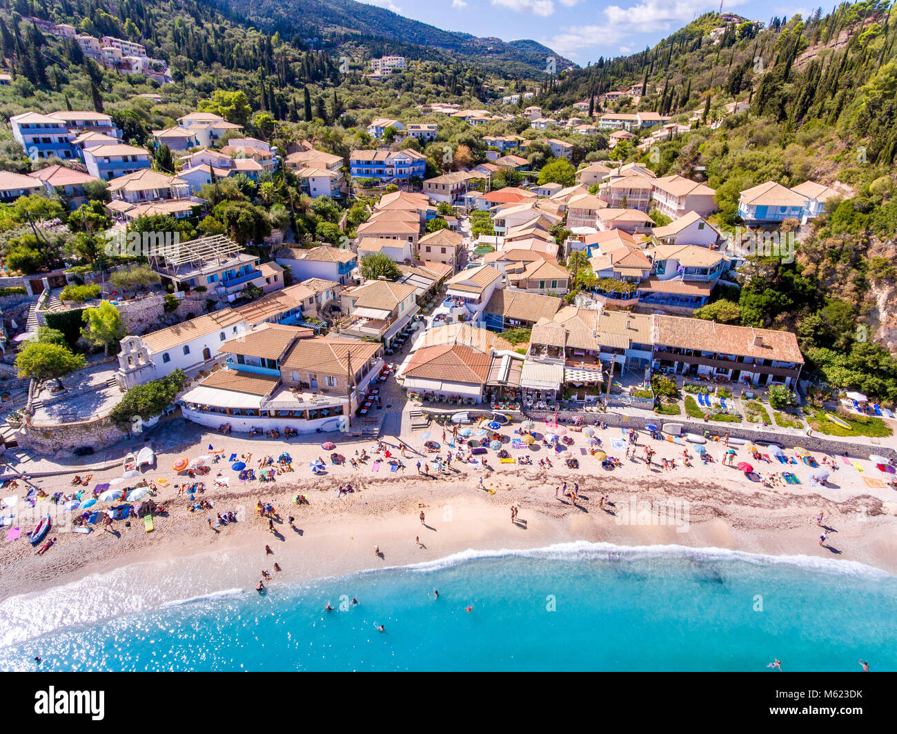 Agios Nikitas Lefkas Insel, Griechenland Stockfotografie Alamy