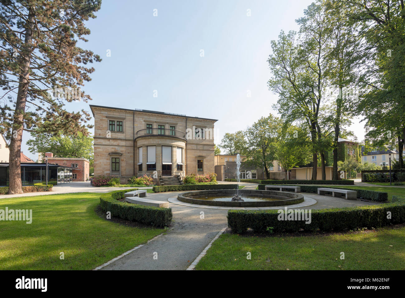 Die Villa Wahnfried, Richard Wagners in Bayreuth, Bayern, Deutschland Stockfoto