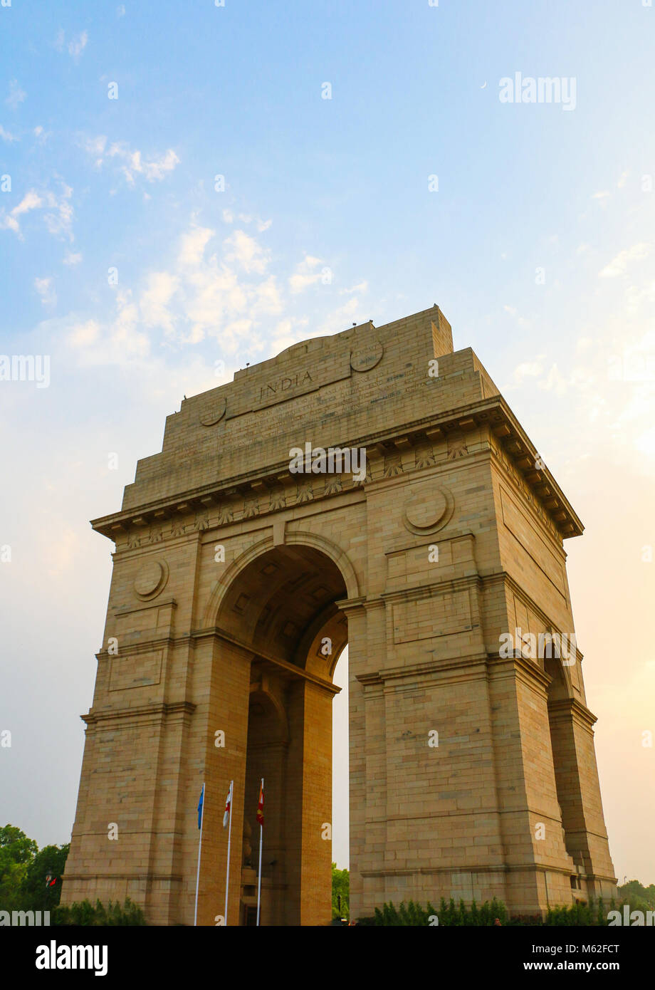 India Gate, Neu Delhi, Indien Stockfoto