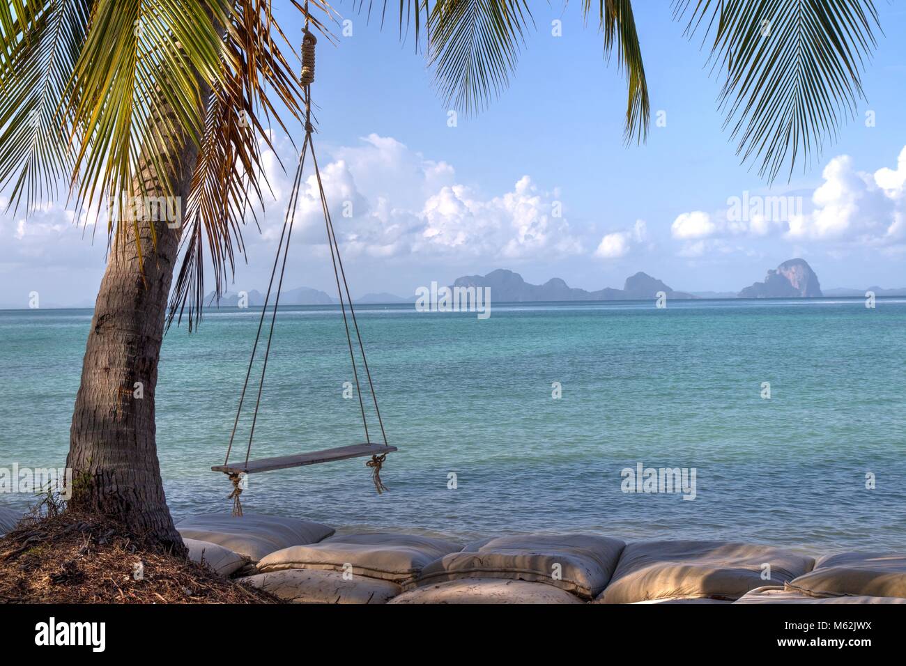 Einen weiteren Besuch in die zauberhafte Insel Koh Ngai, Trang. Stockfoto