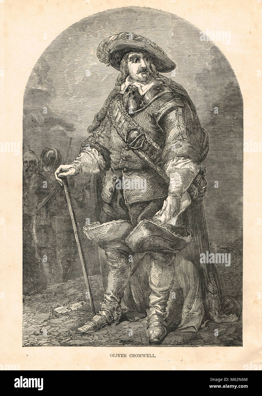 Oliver Cromwell, (1599-1658) Stockfoto