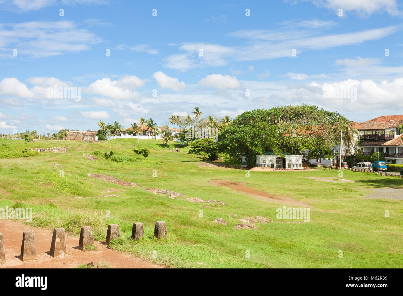 Galle, Sri Lanka, Asien - traditionelle Leben innerhalb der historischen Stadtmauer von Galle Stockfoto