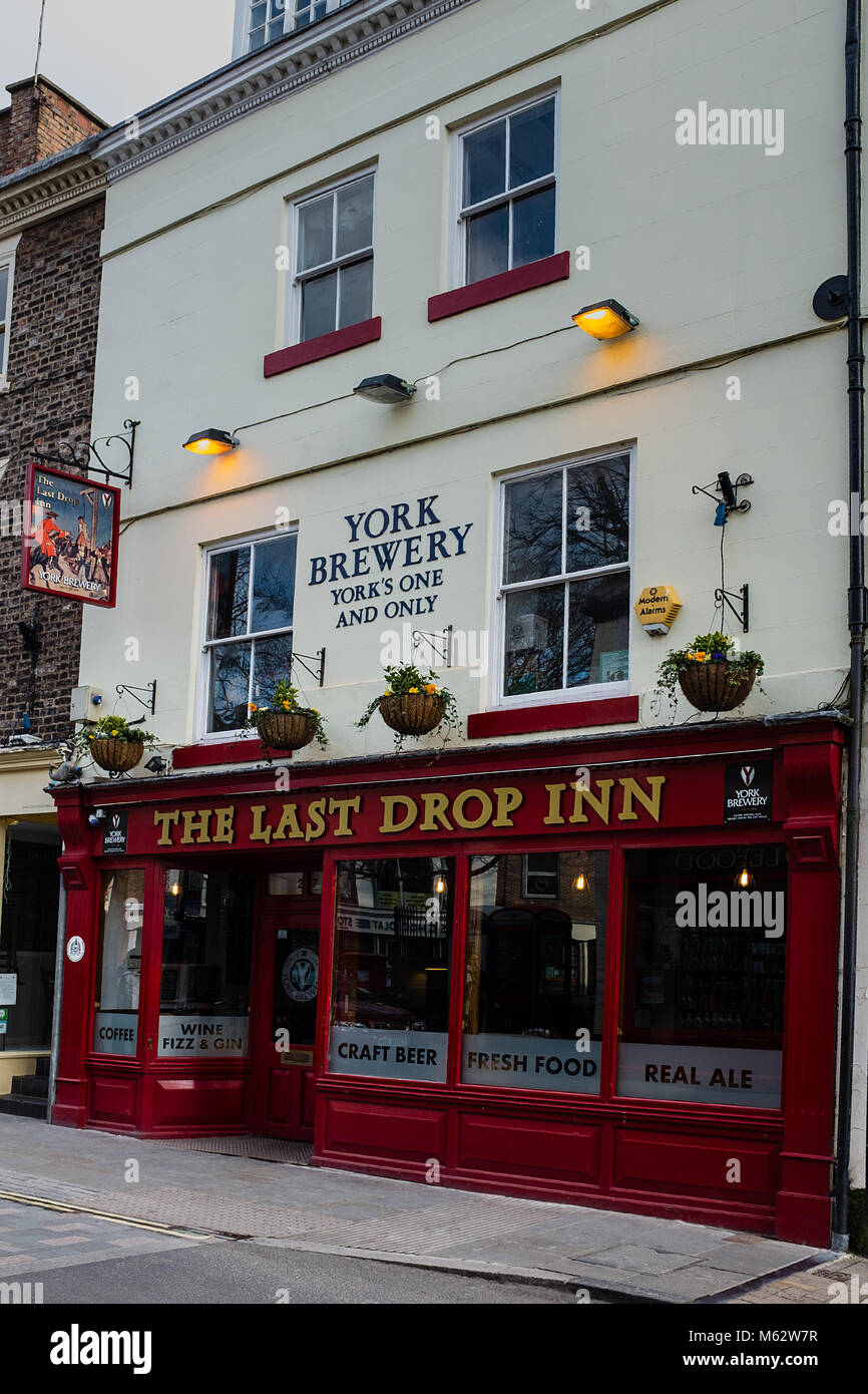 York Brauerei, der letzte Tropfen, York, Großbritannien Stockfoto
