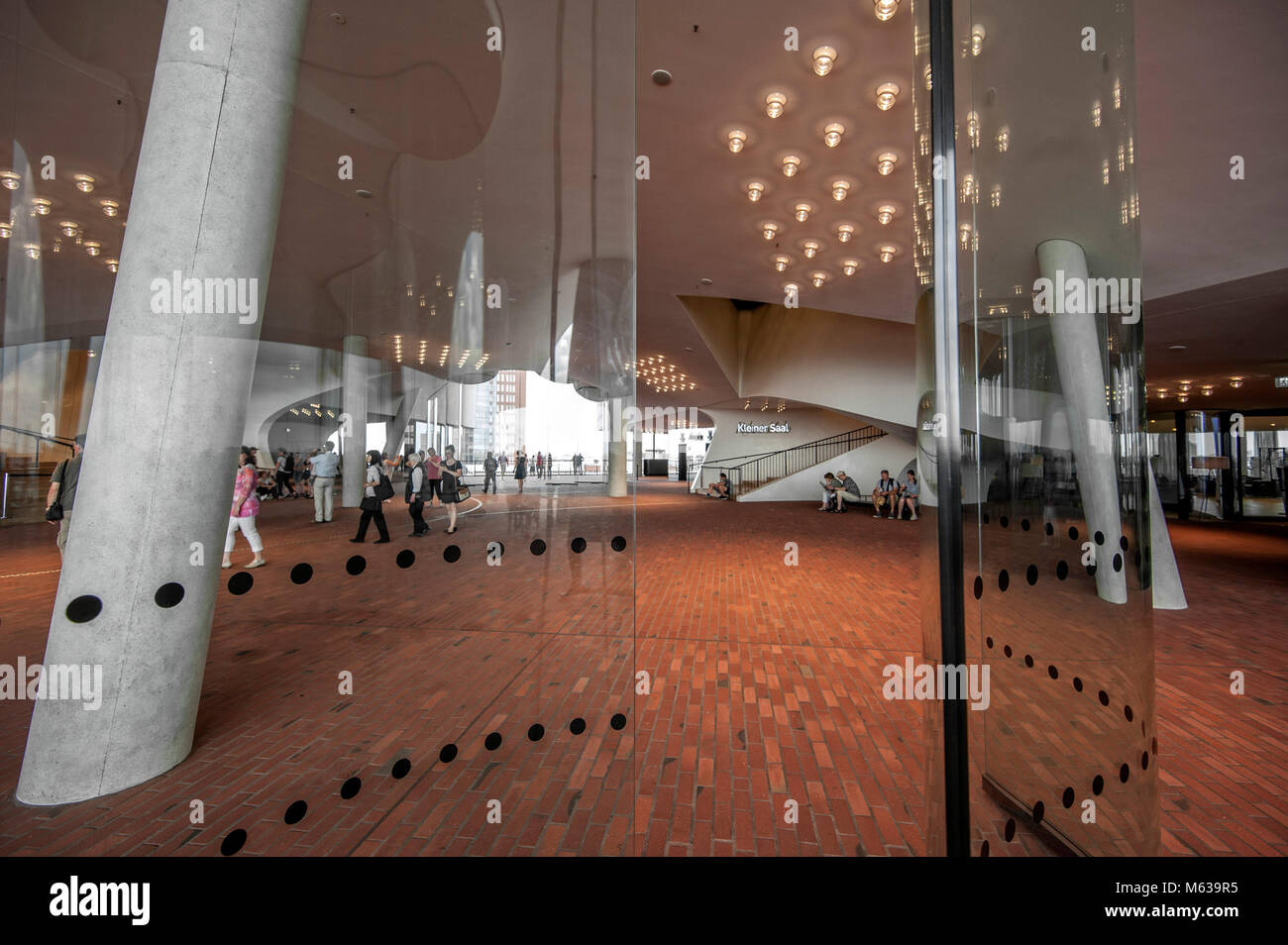 Foyer der Elbphilharmonie Stockfoto