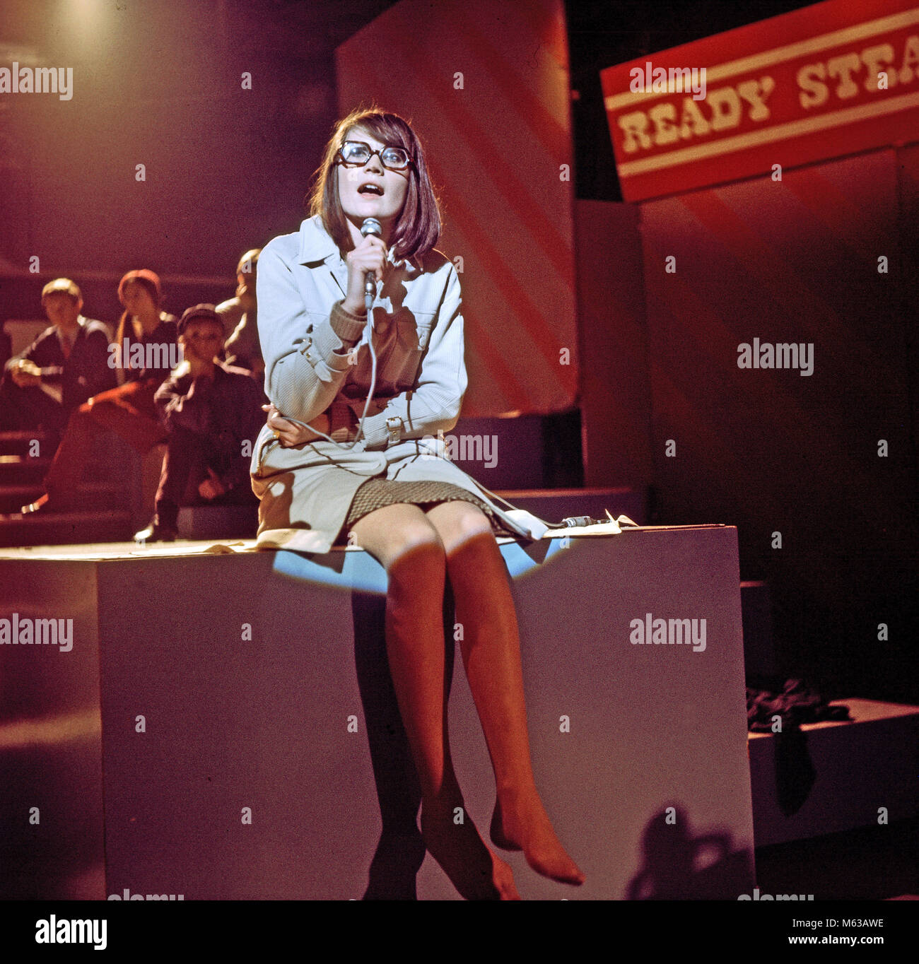 SANDIE SHAW UK pop Sänger Auf die Plätze, Fertig, Los über 1966. Foto: Tony Gale Stockfoto
