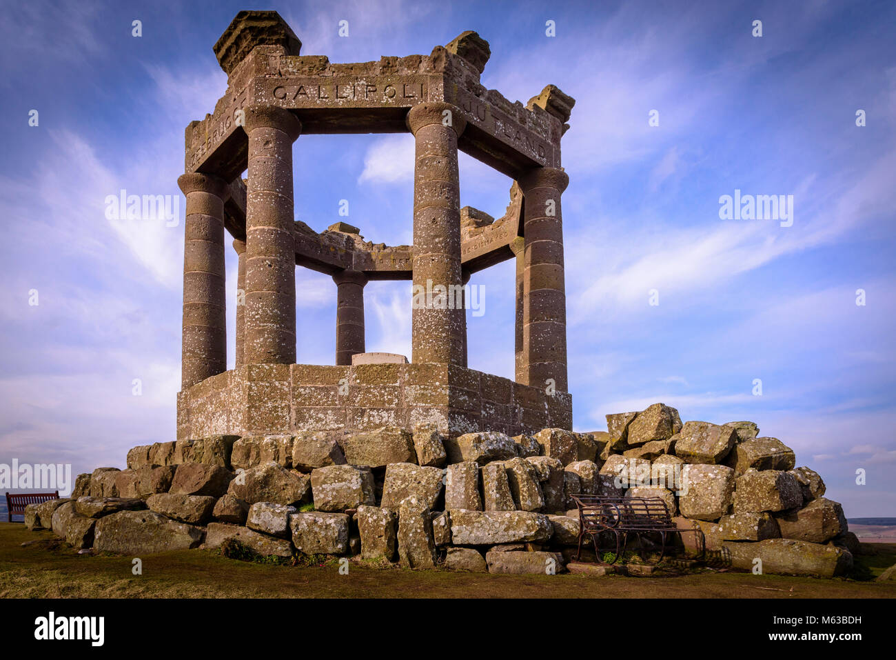 Stonehaven, War Memorial. Stockfoto