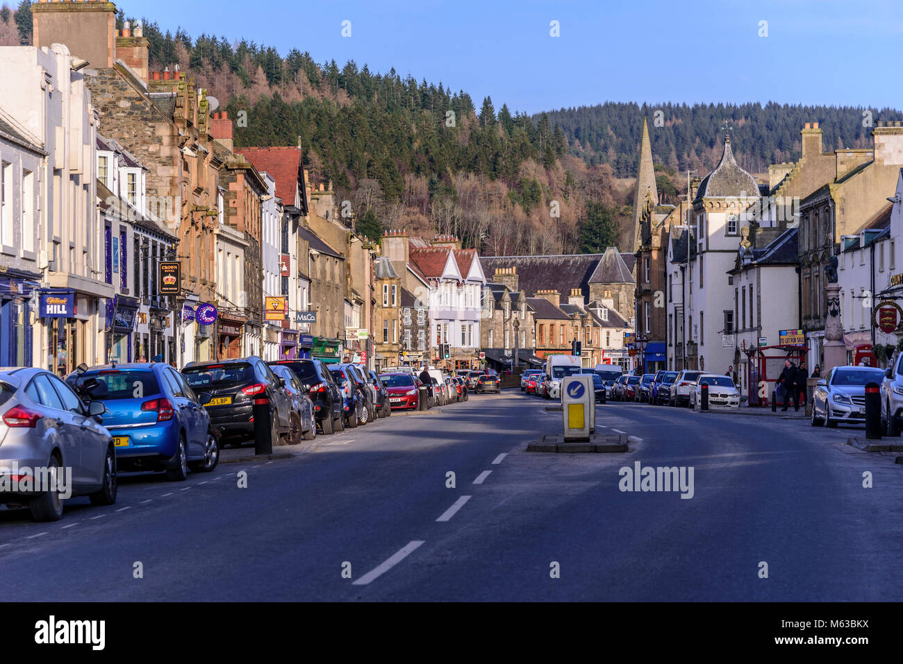 Peebles. Scottish Borders. Stockfoto