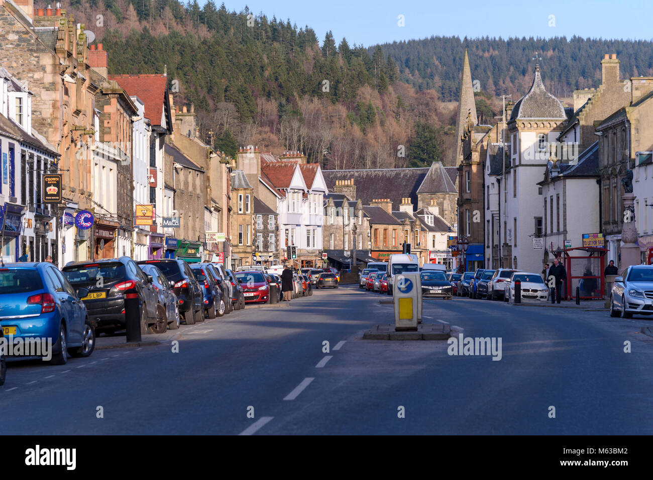 Peebles. Scottish Borders. Stockfoto
