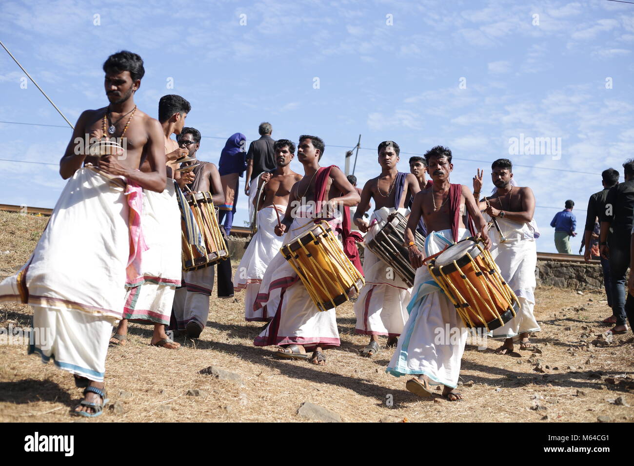 Festival von Kerala und bäuerliche Kultur Stockfoto