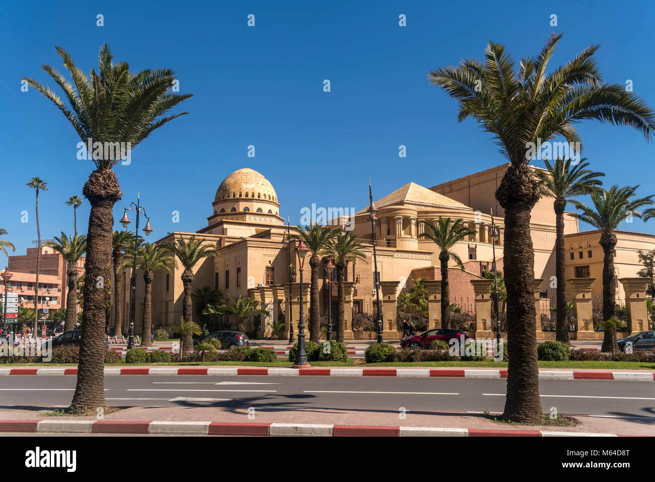 Königliches Theater Theatre Royal, Marrakesch, Königreich Marokko, Afrika | Das Königliche Theater Theatre Royal, Marrakesch, Königreich Marokko, Afrika Stockfoto