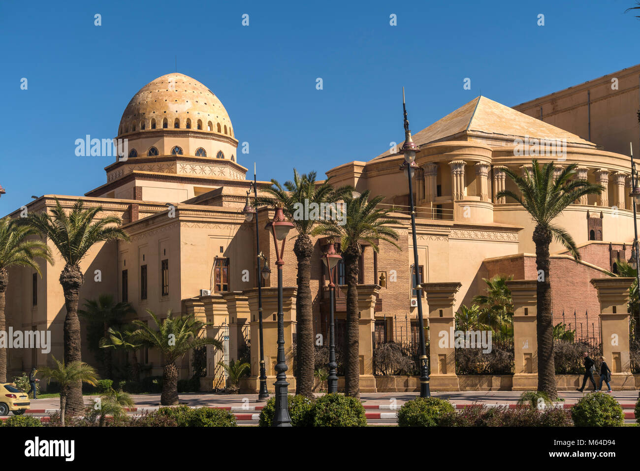 Königliches Theater Theatre Royal, Marrakesch, Königreich Marokko, Afrika | Das Königliche Theater Theatre Royal, Marrakesch, Königreich Marokko, Afrika Stockfoto