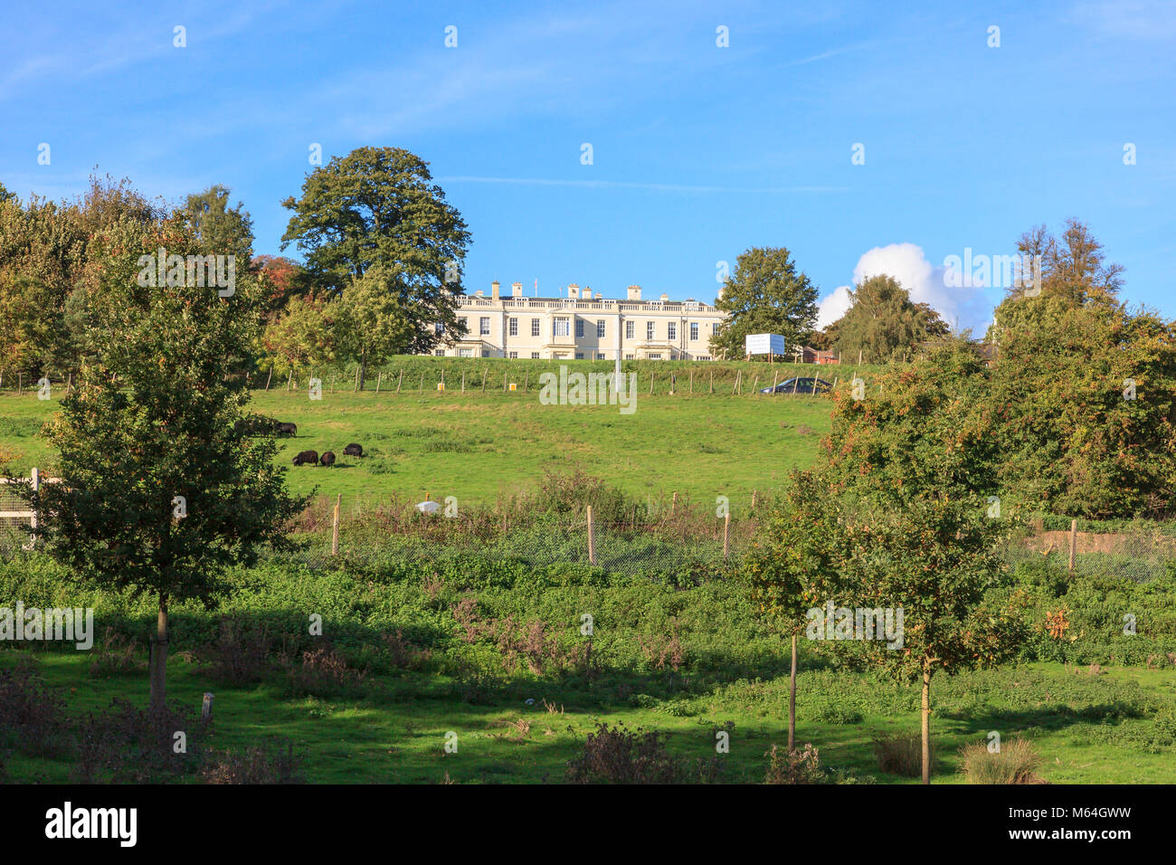 Barham Hof eine serviced offices und Veranstaltungsort in der Nähe von Maidstone, Teston, Kent, Großbritannien Stockfoto