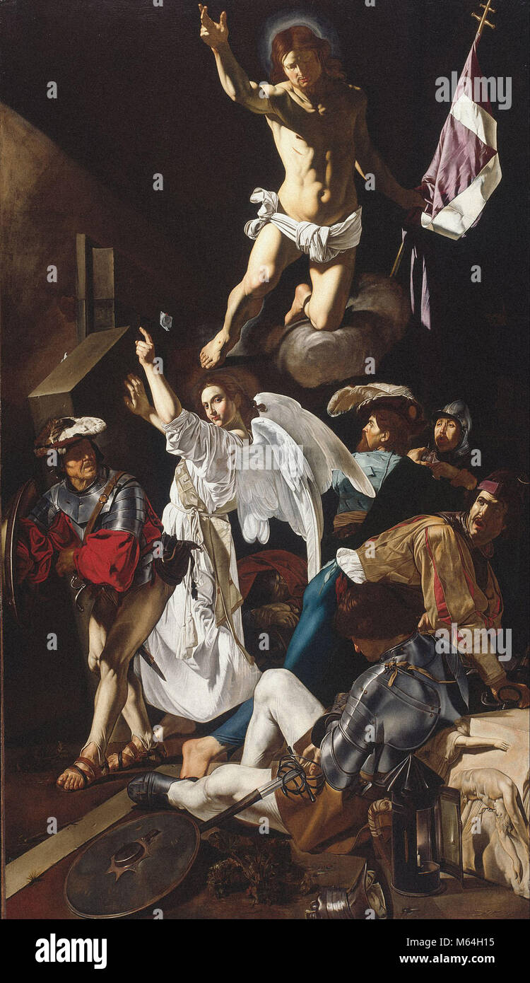 Francesco Buoneri, genannt Cecco del Caravaggio - Die Auferstehung Stockfoto