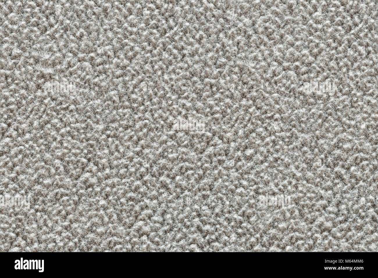 Beige Polar Fleece fabric Texture Close up als Hintergrund Stockfoto