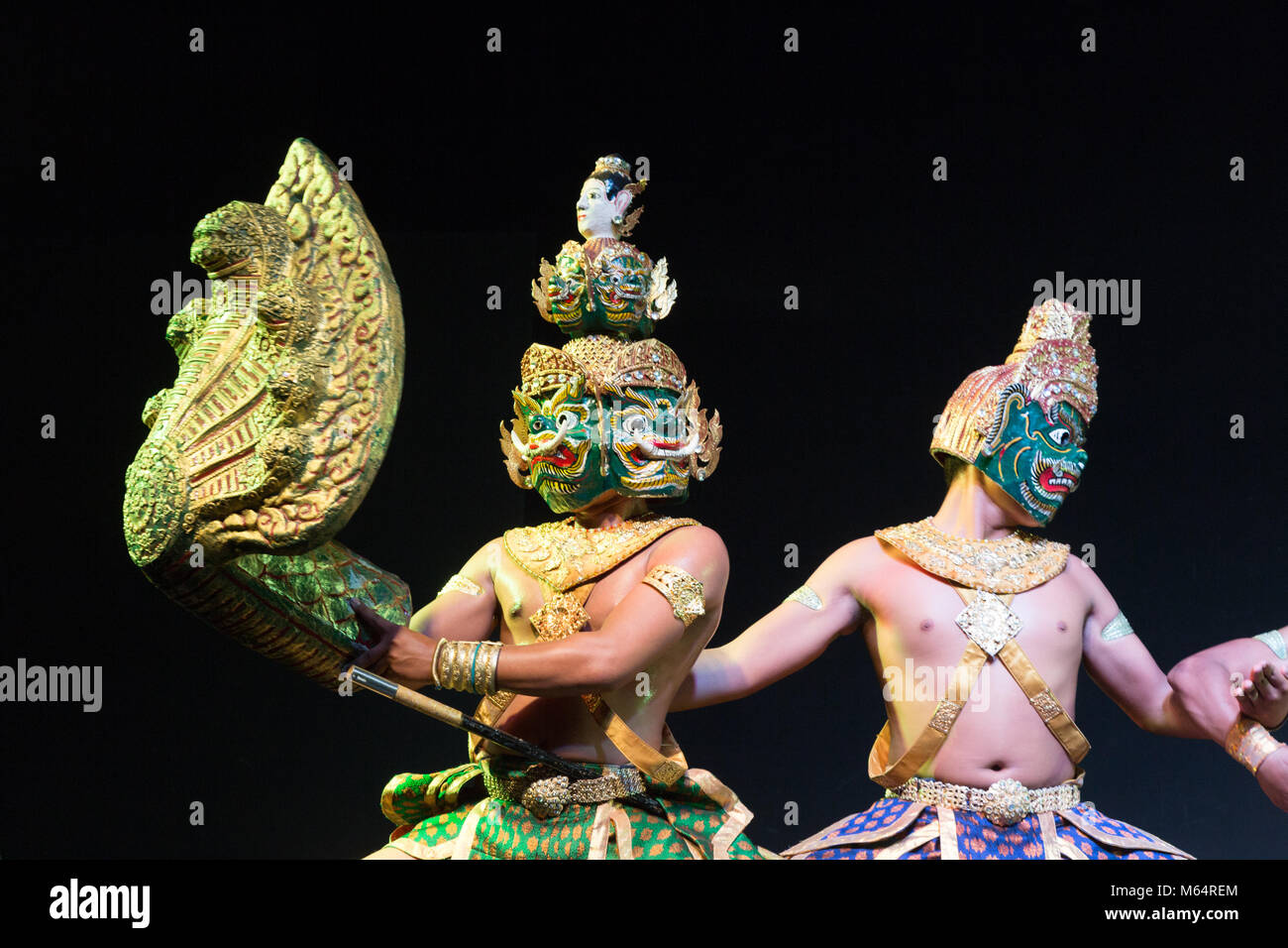 Kambodscha Tanz - traditionelle kambodschanische Volkstanz; Phnom Penh, Kambodscha, Asien Stockfoto