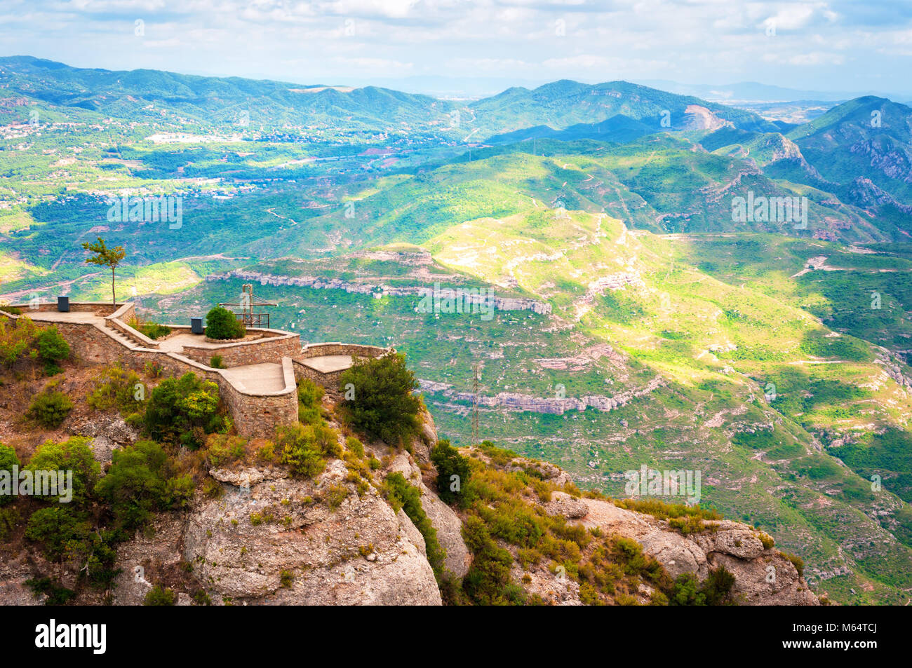 Berg Montserrat Katalonien Spanien Stockfoto