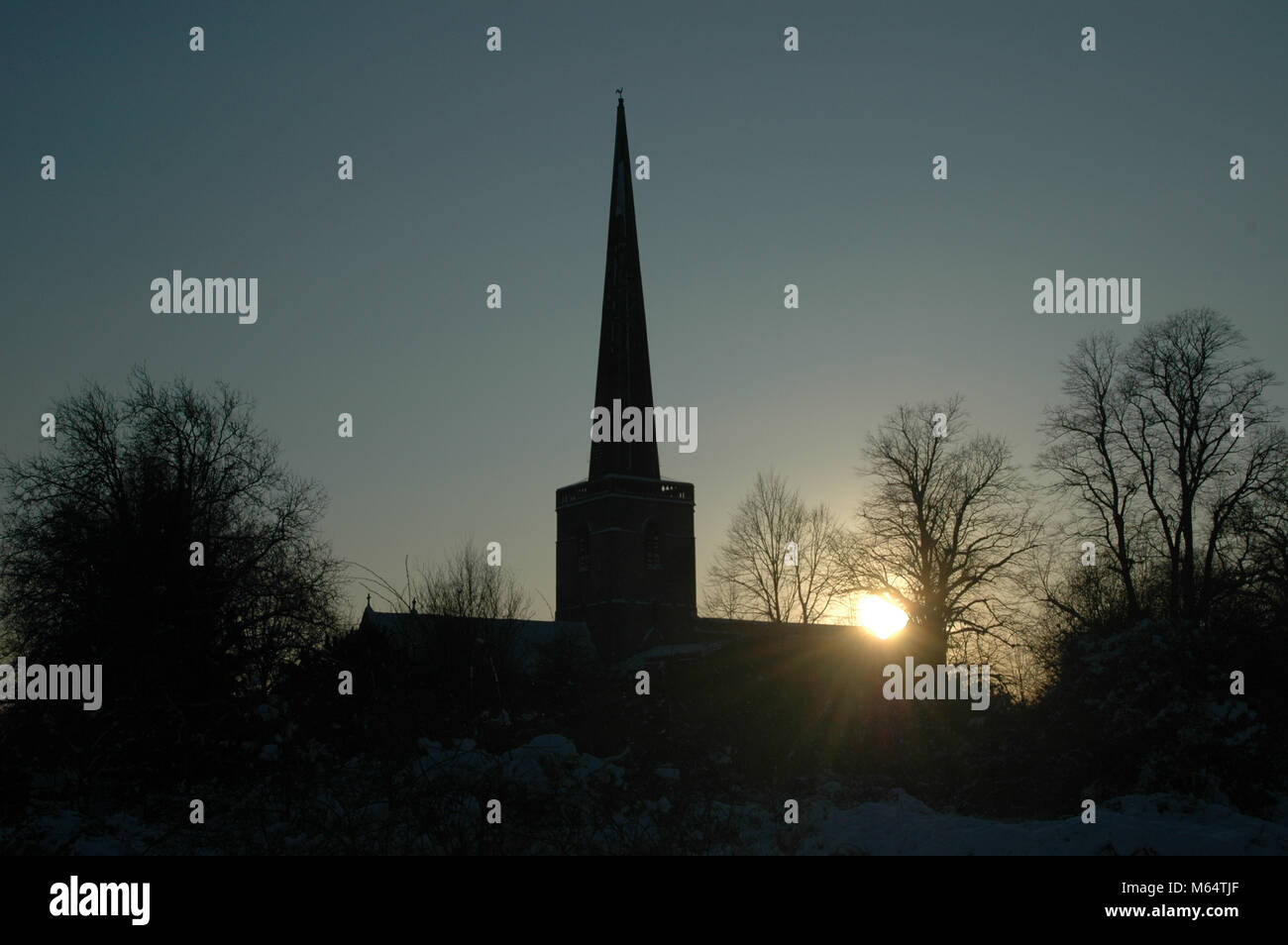 Der hl. Jungfrau Maria Kirche, Church Street Woodstock, Oxford, Großbritannien Stockfoto