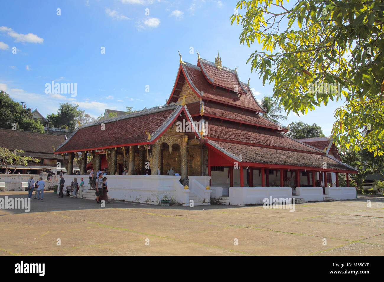 Wat Mai Tempel in Luang Prabang Laos Stockfoto