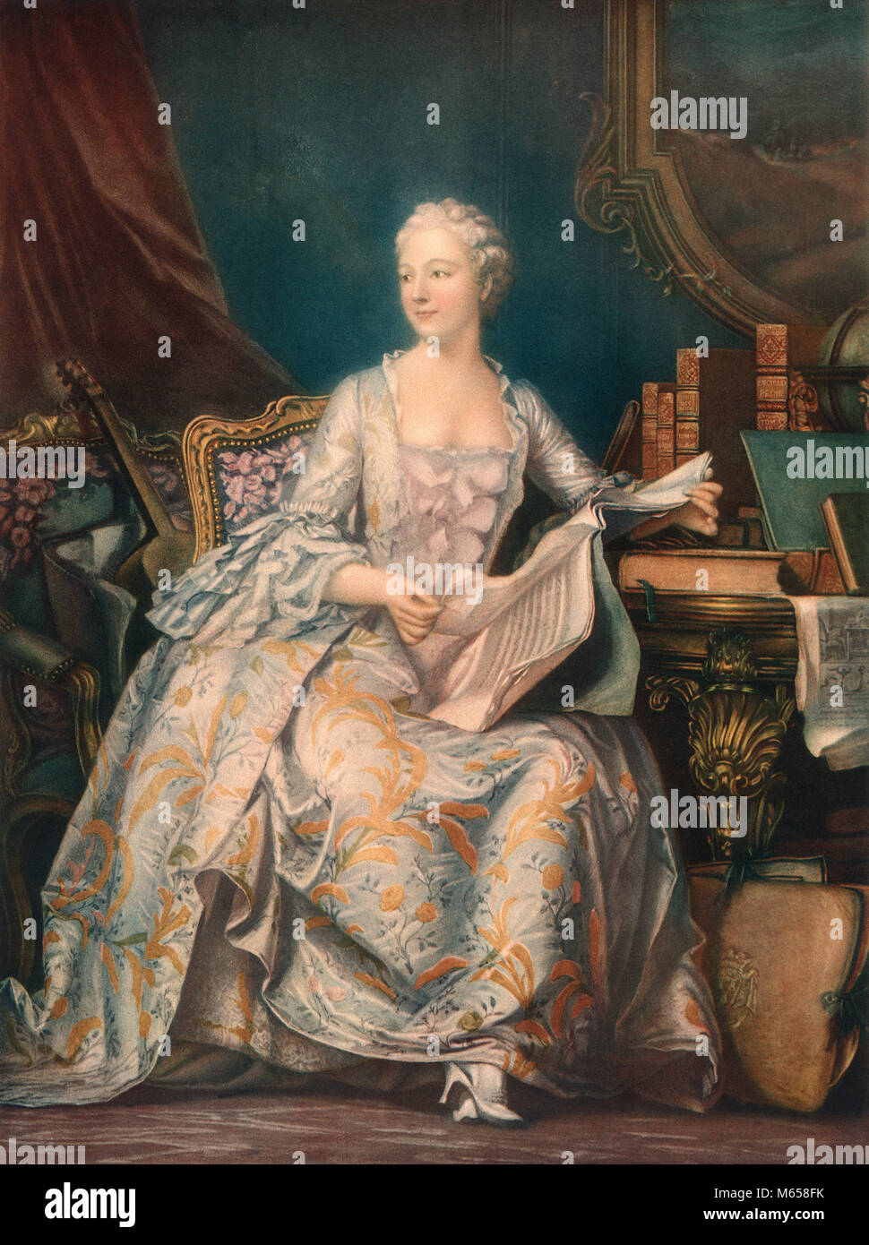 1700 S 1755 Portrait Beruhmten 18 Jahrhundert Schonheit Madame