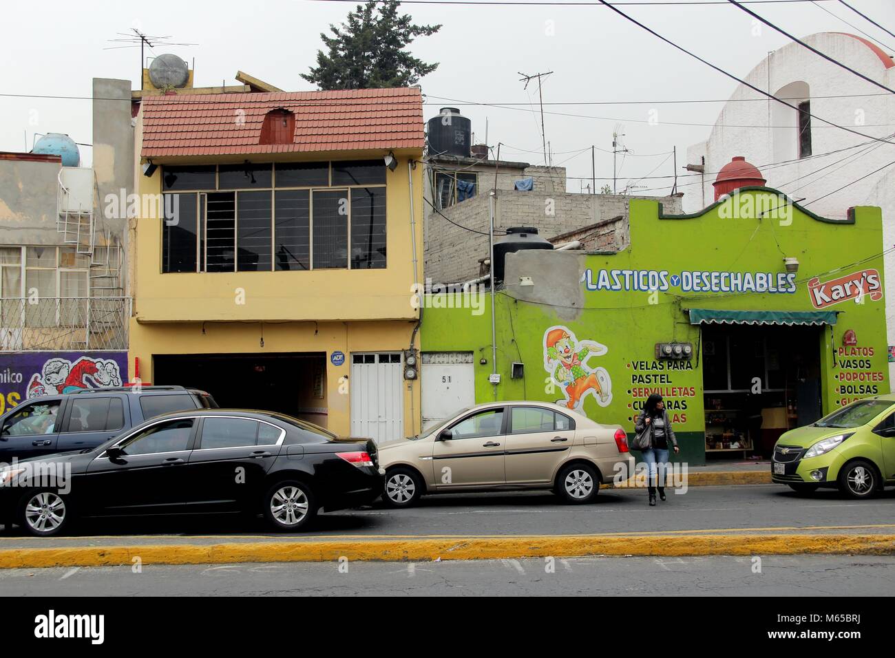 Xochimilco in Mexiko Stadt. Stockfoto