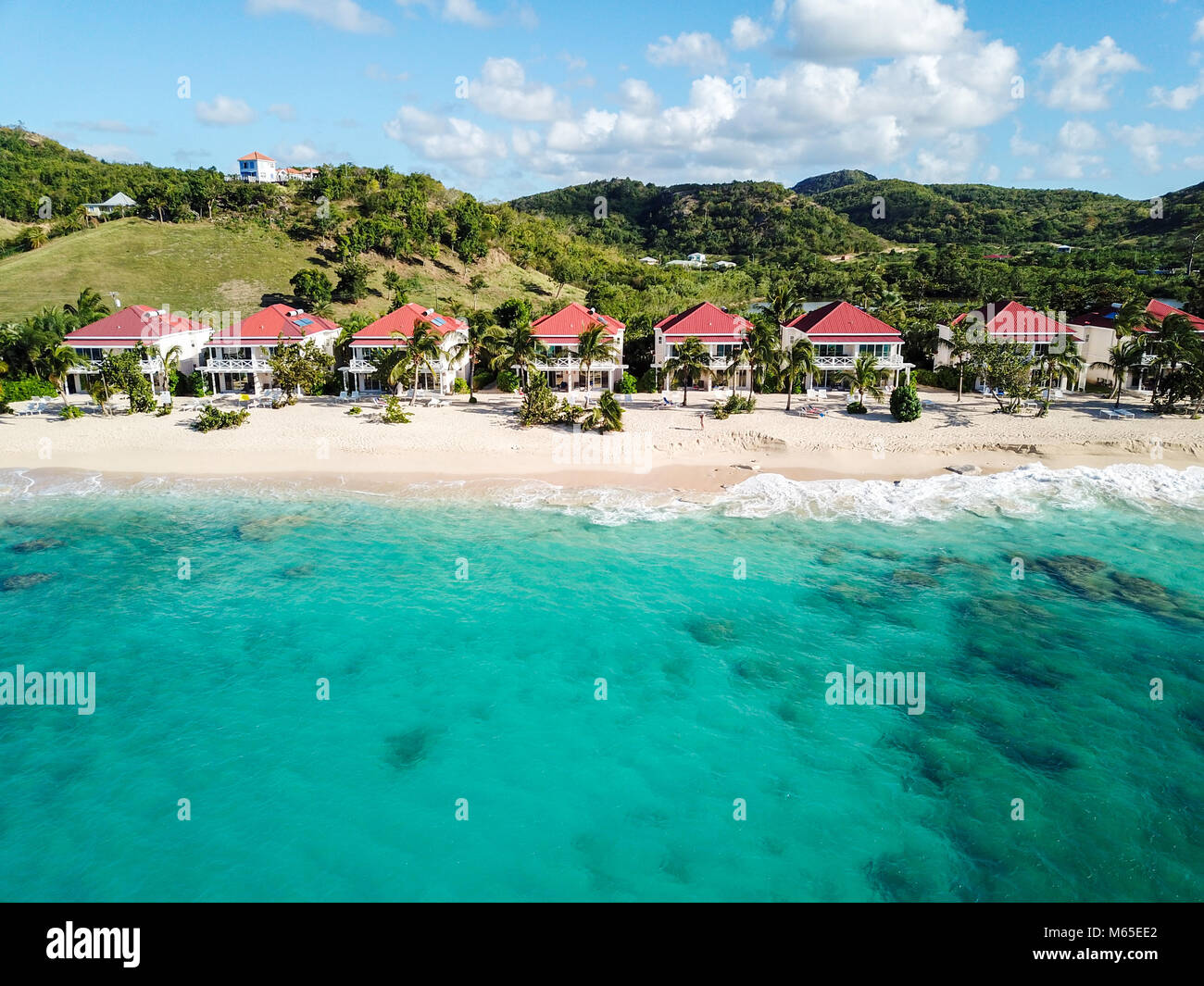 Galley Bay Beach Resort und Spa, Antigua Stockfoto