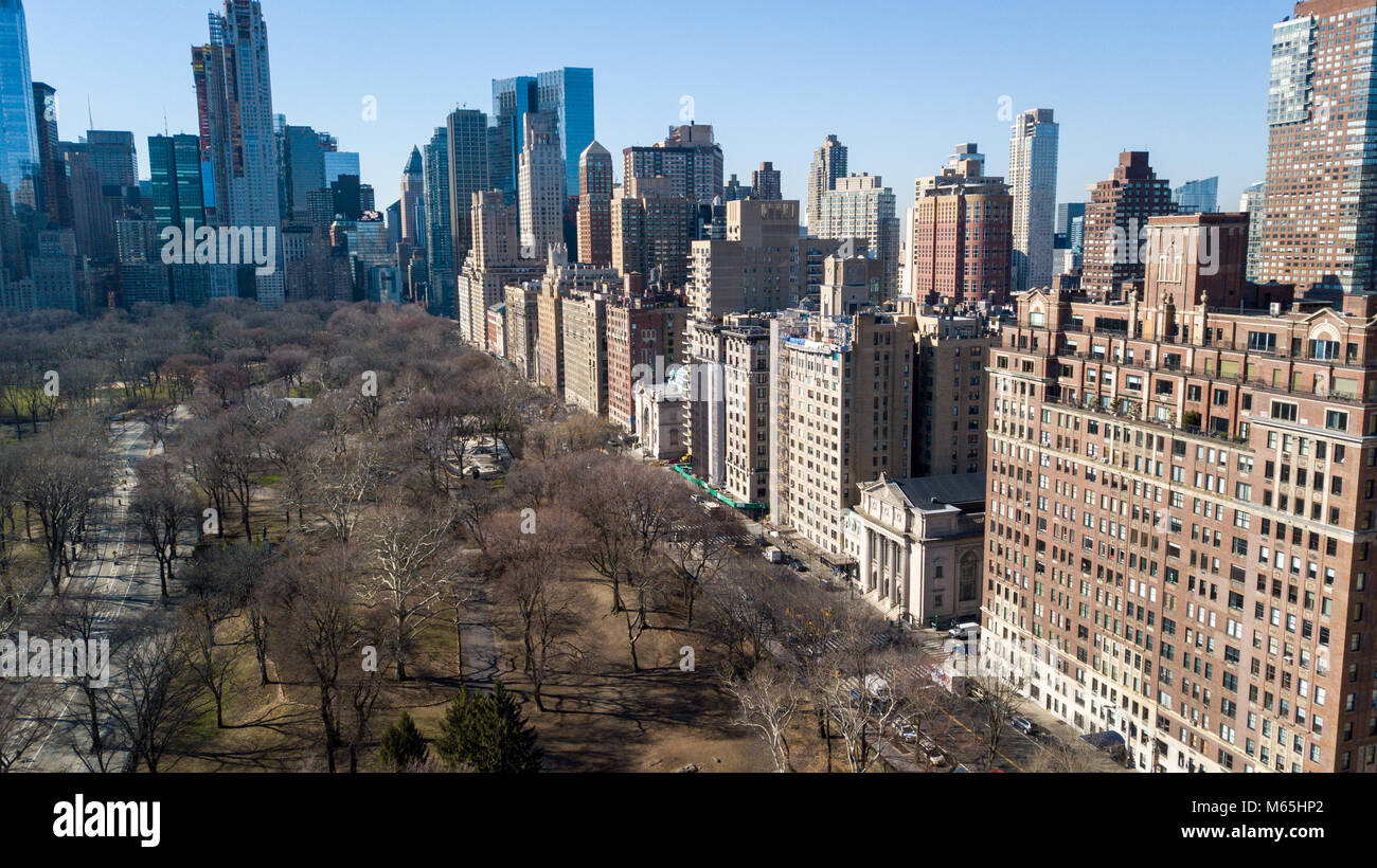 Central Park West, Manhattan, New York City, USA Stockfoto