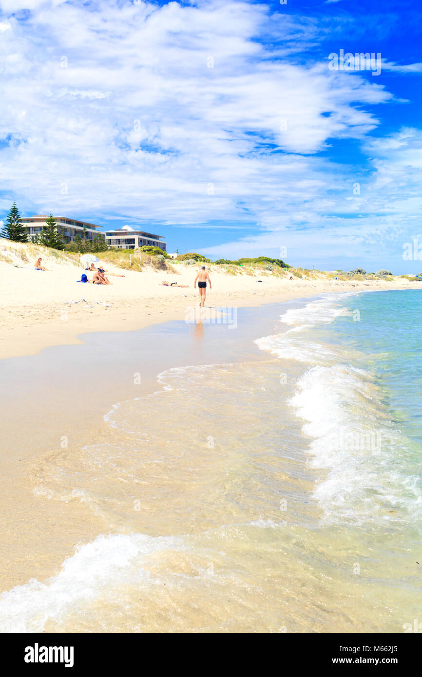 South Beach an einem Sommertag. Fremantle, Western Australia Stockfoto