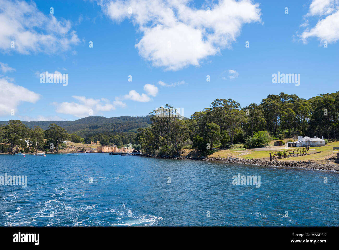 Weltkulturerbe site in Port Arthur, Tasmanien, Australien überführen Stockfoto