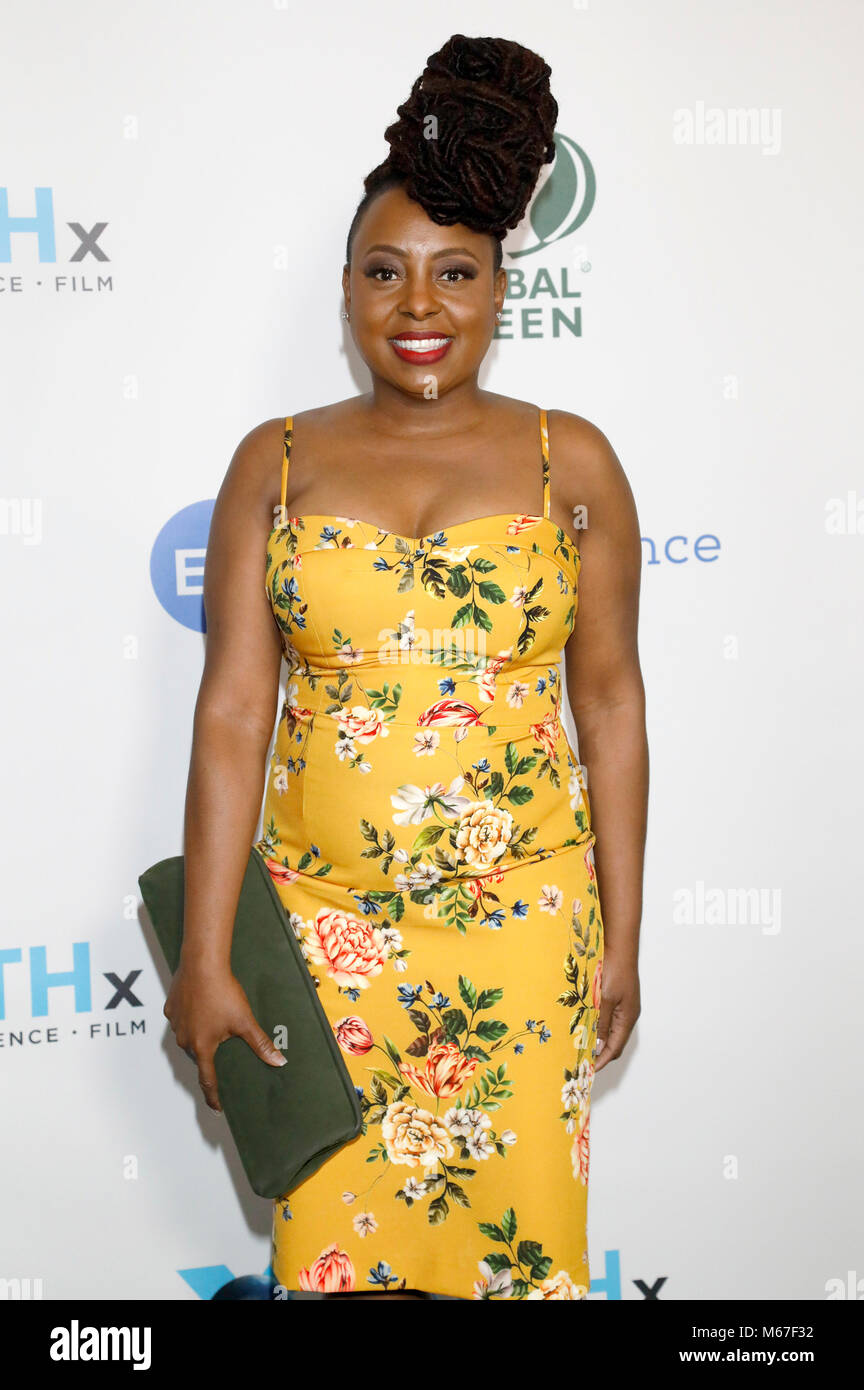 Ledisi die Teilnahme an der 15. jährlichen Global Green pre-Oscar Gala an NeueHouse Hollywood, am 28. Februar in Los Angeles, Kalifornien 2018. Stockfoto