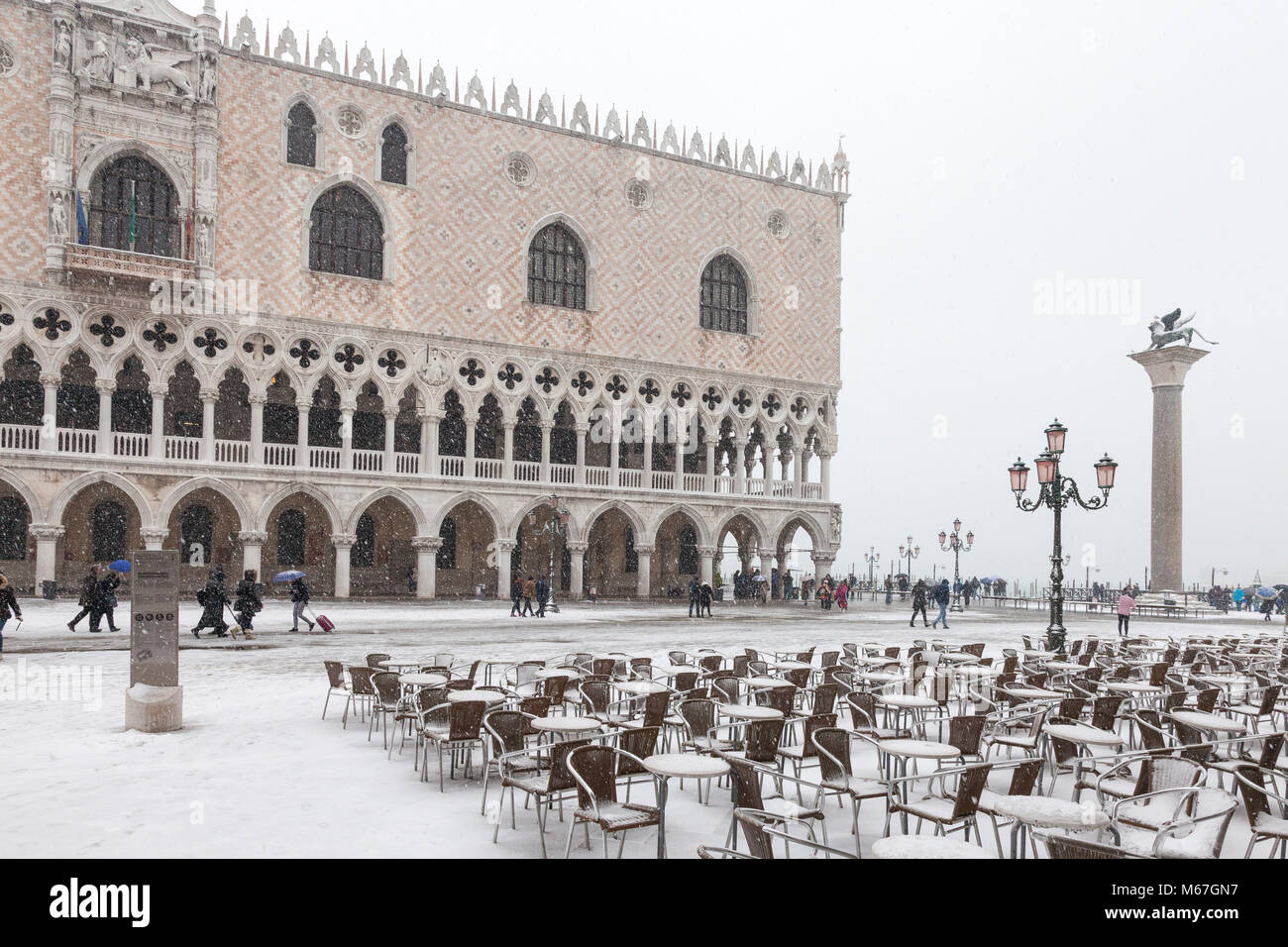 Schne Wetter Venedig Dezember Bildernull