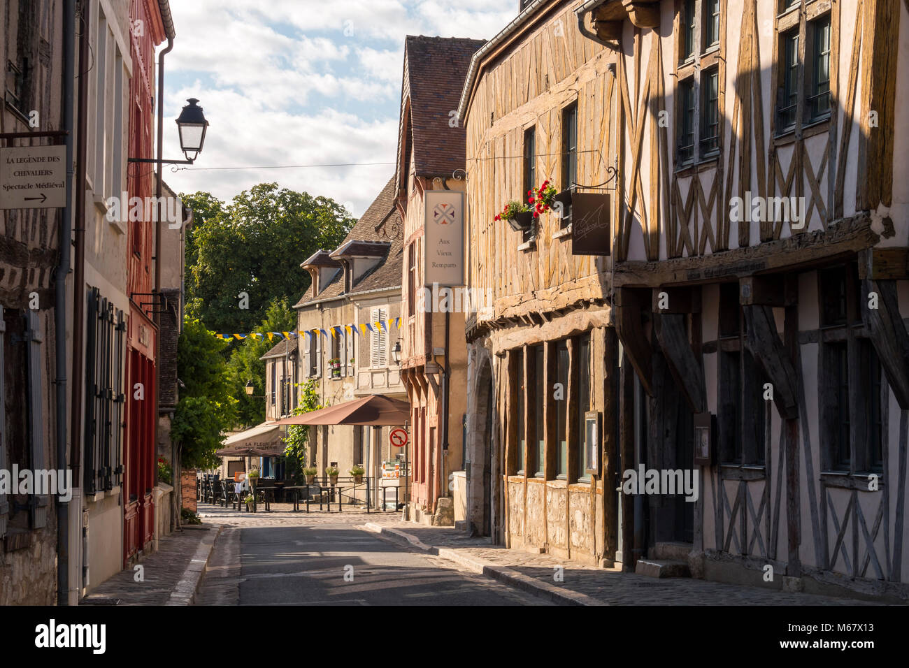Zitieren mittelalterlichen Provins Seine-et-Marne Ile-de-France Frankreich Stockfoto