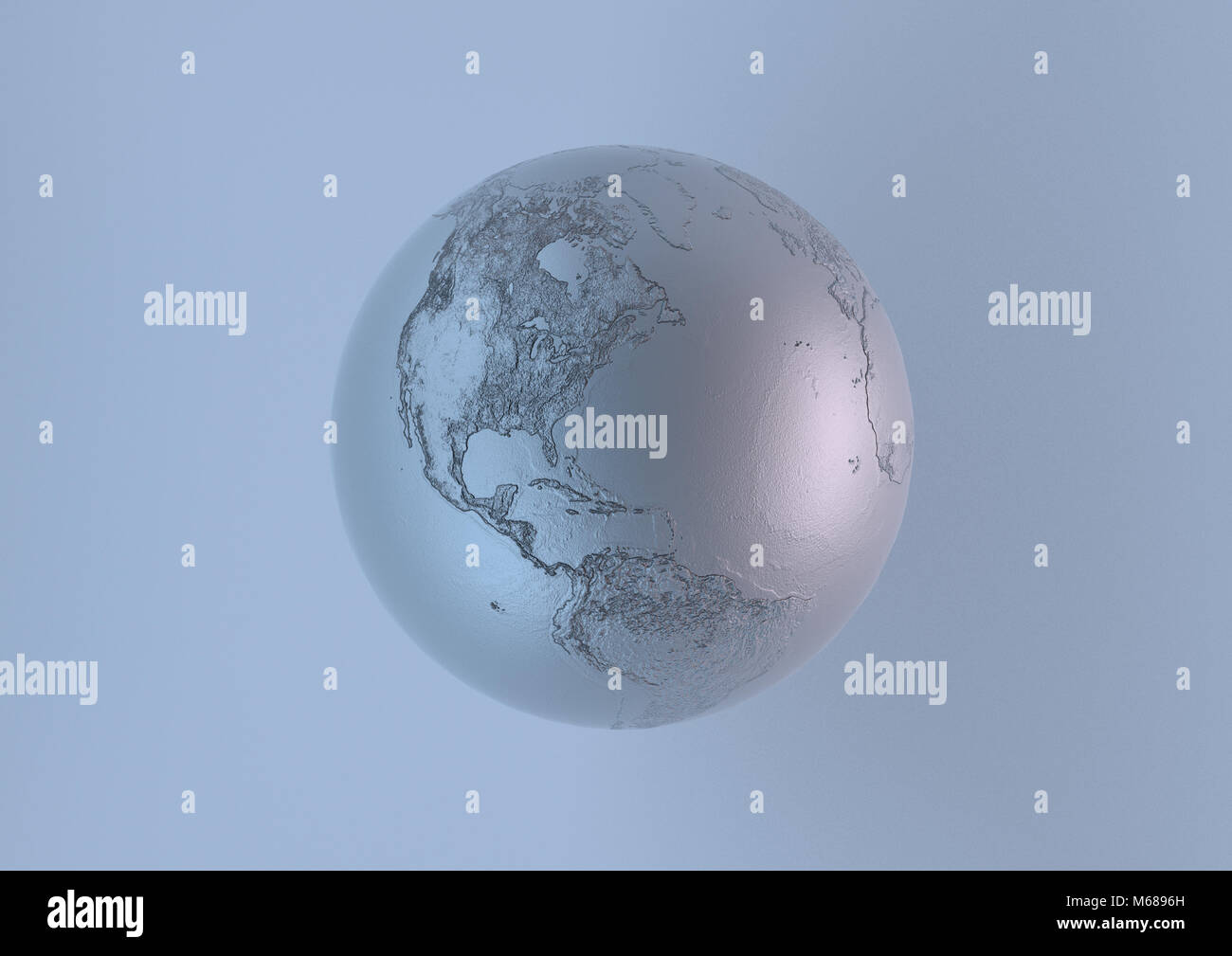 Abstrakten 3D-Render von Globe. Hohe Auflösung 300 dpi Stockfoto