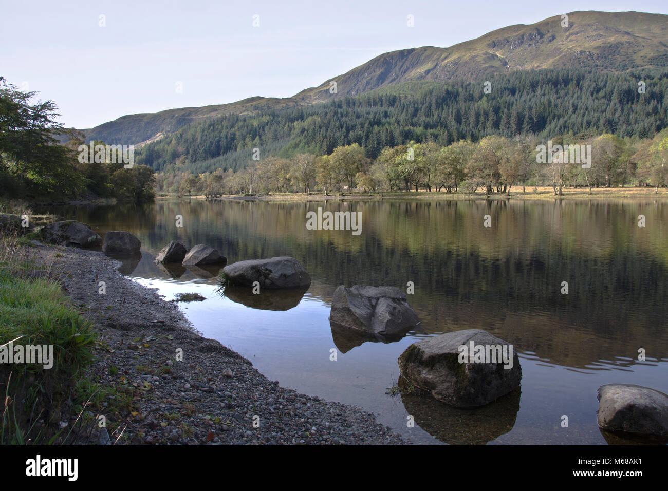 Loch Lubnaig, Loch Lomond und der Trossachs National Park Stockfoto