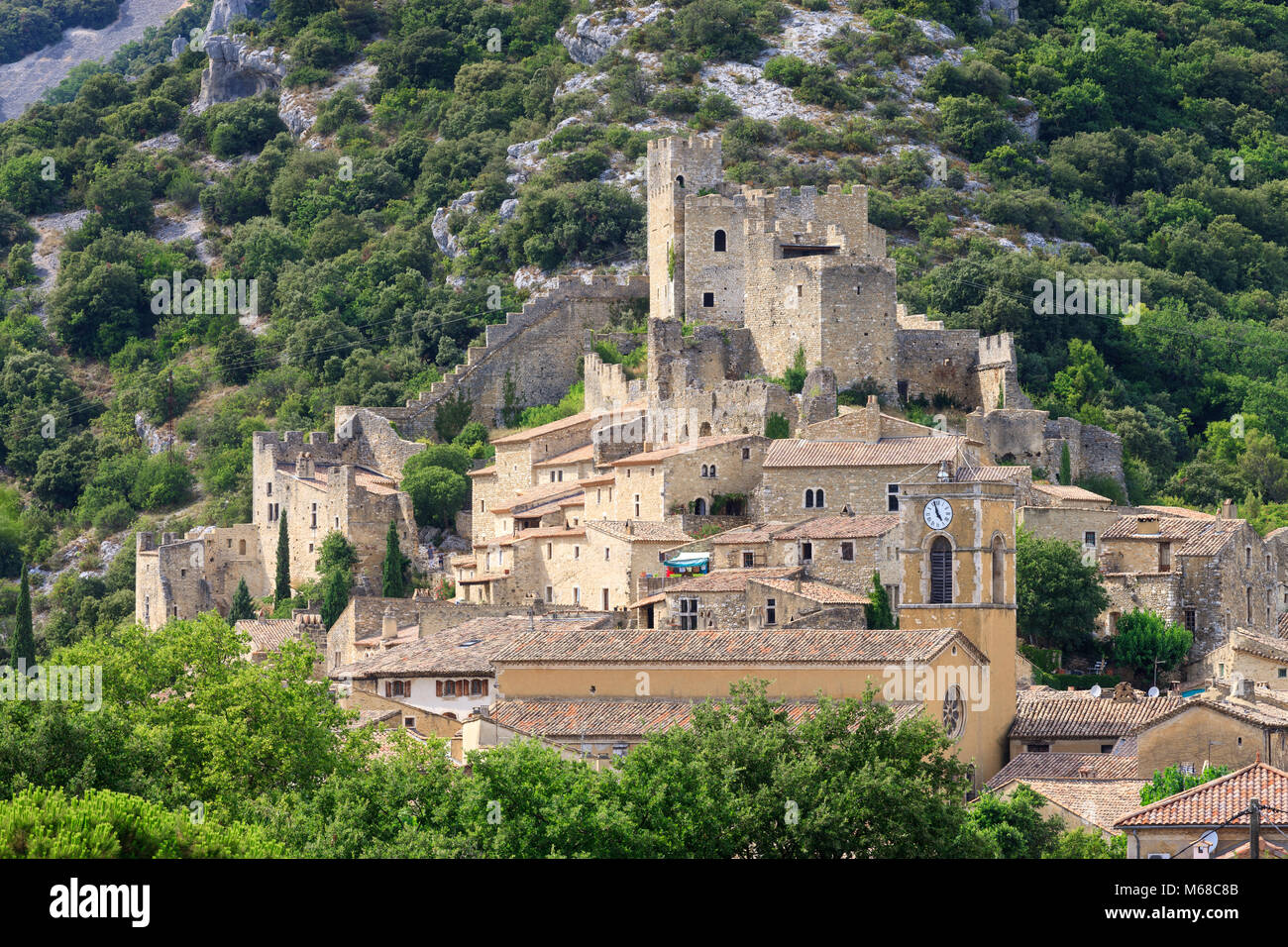 St Montan Bourg-Saint-Andéol Privas Ardèche Auvergne-Rh ône-Alpes Frankreich Stockfoto