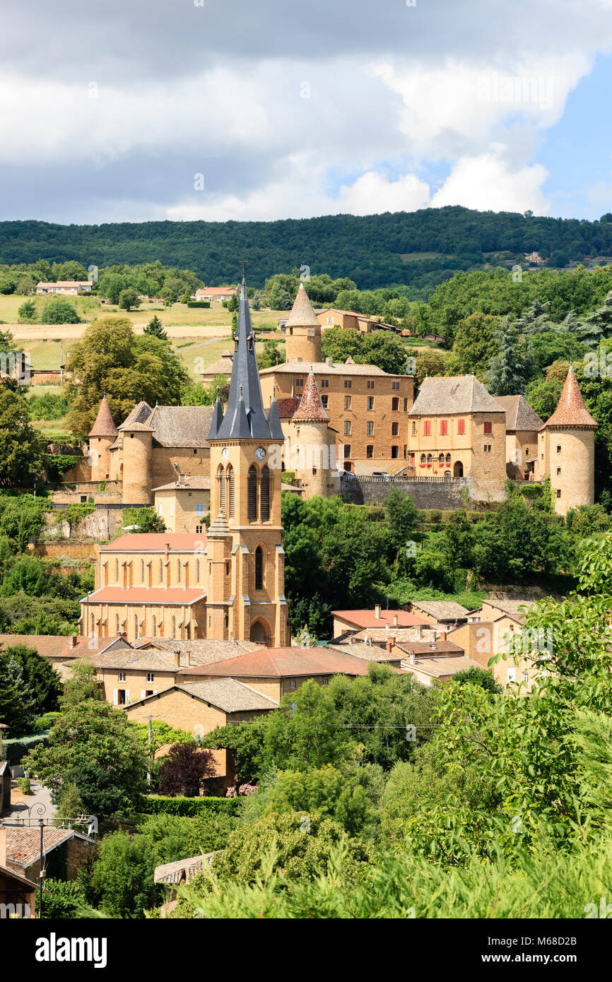 Jarnioux Schloss Jarnioux Villefranche-sur-Saône Rhône Auvergne-Rh ône-Alpes Frankreich Stockfoto