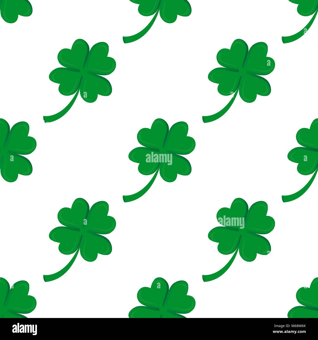 Nahtlose Hintergrund, Irish clover für den St. Patrick's Day Stock Vektor