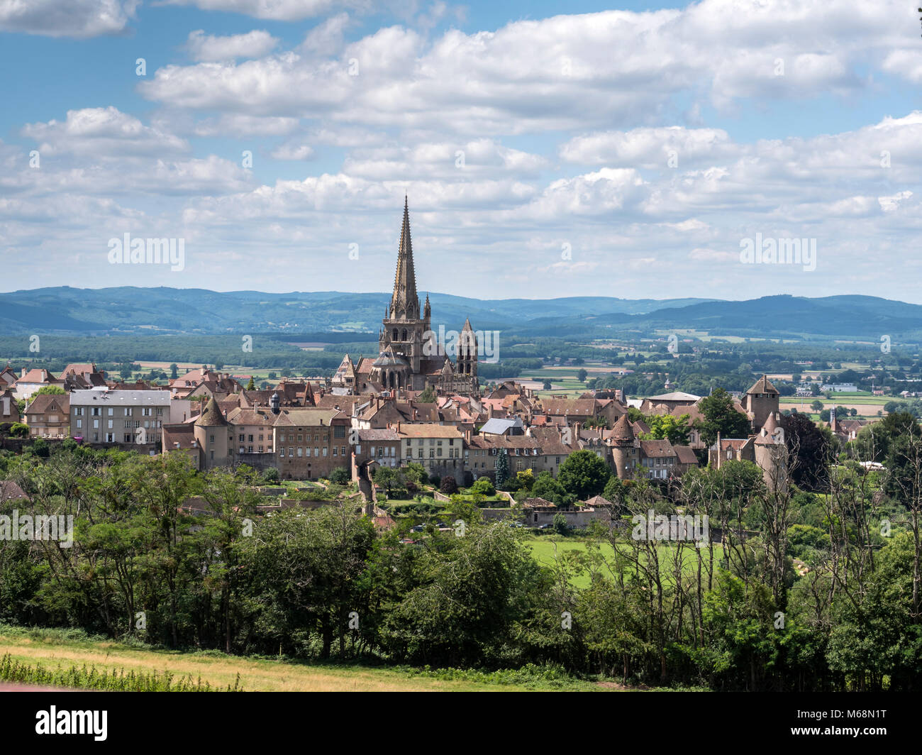 Kathedrale Saint-Lazare Chalon-sur-Saone-et-Loire Bourgogne-Franche-Comte Frankreich Stockfoto