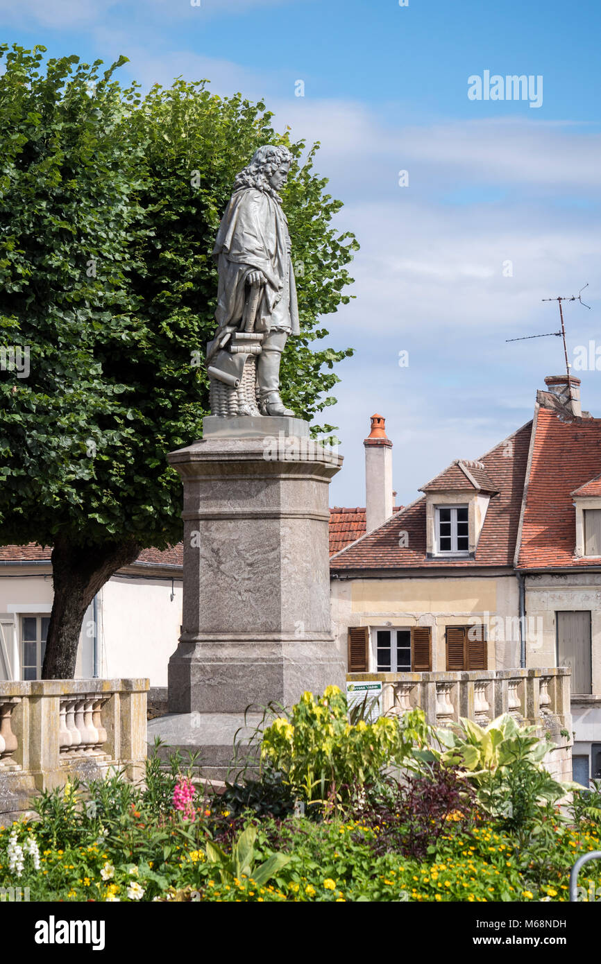 Statue Grande Rue Aristide Briand Auxerre Yonne Bourgogne-Franche-Comte Frankreich Stockfoto