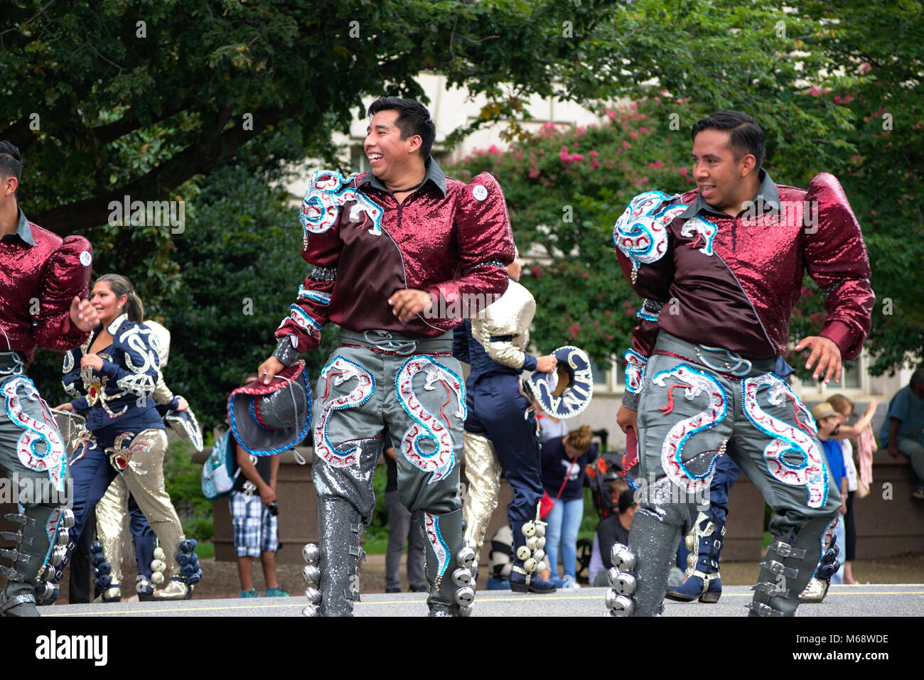 Die jährliche Fiesta DC Latino Festival in Washington DC für 45 Jahre Stockfoto