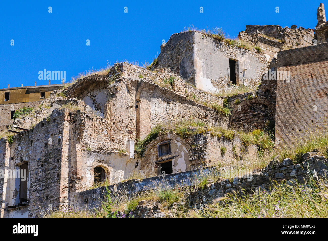 Italien Basilikata Maratea, phantom Dorf Stockfoto